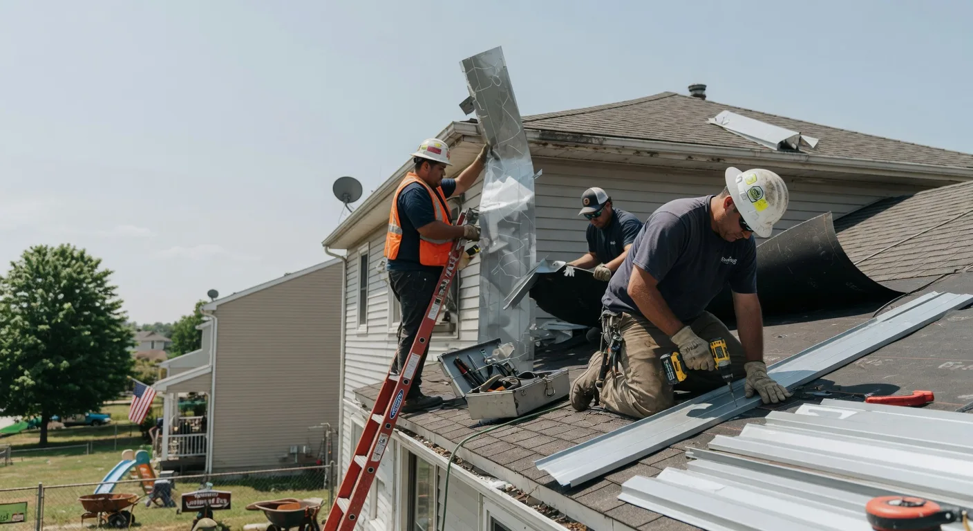 Storm Damage Metal Roof Repair in Goldfield, IA